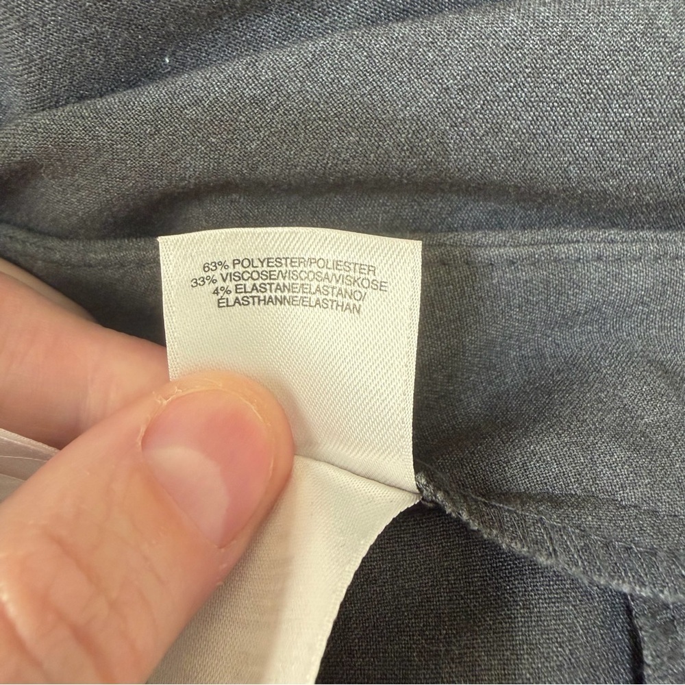 Nine West Gray Suit Trouser Pants Size 16 - Picture 5 of 6